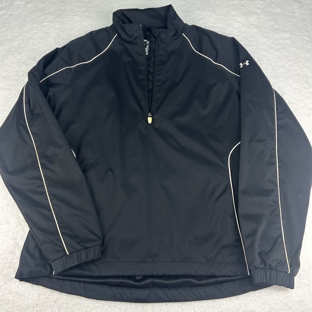 Under Armour Women's Performance Golf Wear Jacket DNA Small‎ Black 1/4 Zip